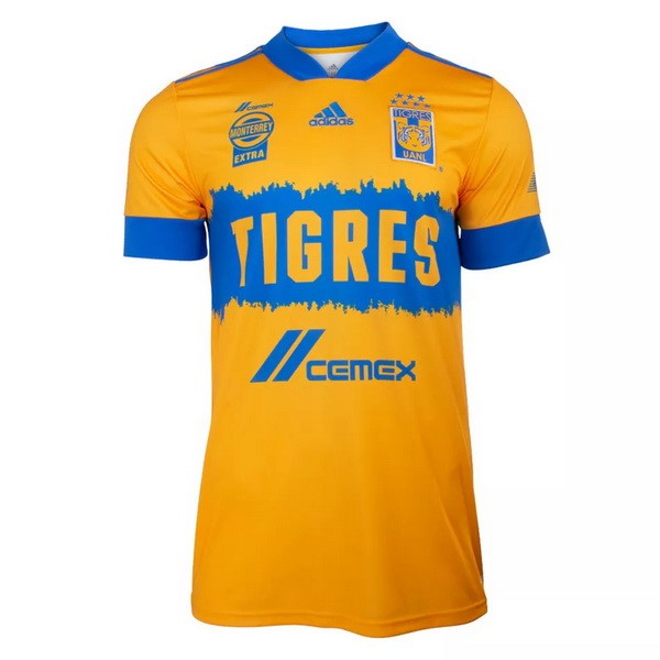 Tailandia Camiseta Tigres UANL 1ª Kit 2020 2021 Amarillo